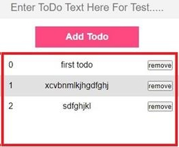 After deleting some values